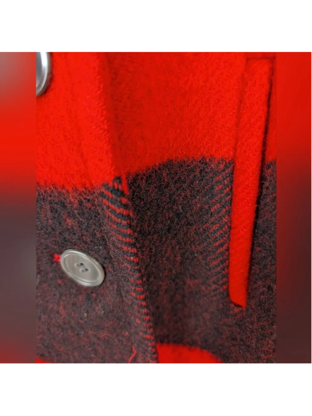 HUDSON’S BAY COMPANY 100% wool vintage 1950s-1970s red point jacket S GUC